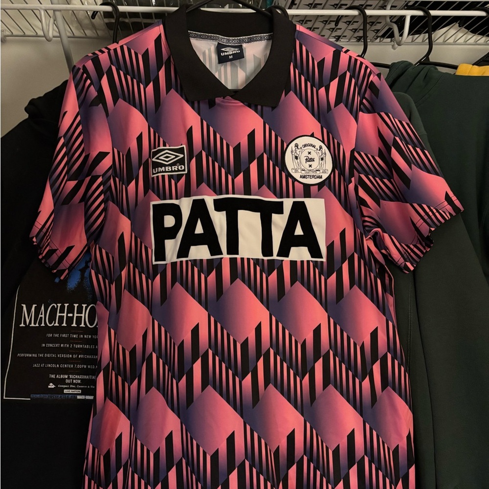 Patta x Umbro Pink Football Shirt